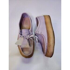 Clarks Originals Wallabee Cup Mocassin Women's 10.5 Lilac Leather